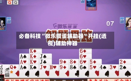 必备科技“微乐掼蛋辅助器”开挂(透视)辅助神器-第3张图片