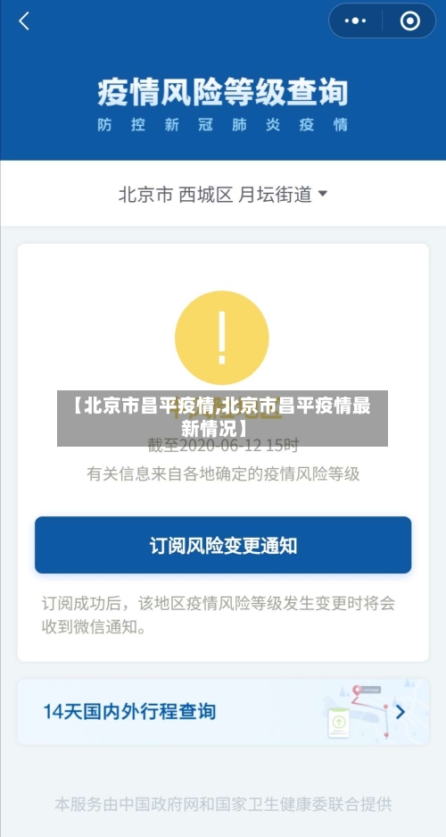 【北京市昌平疫情,北京市昌平疫情最新情况】-第3张图片
