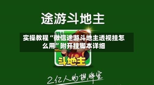 实操教程“微信途游斗地主透视挂怎么用”附开挂脚本详细-第1张图片