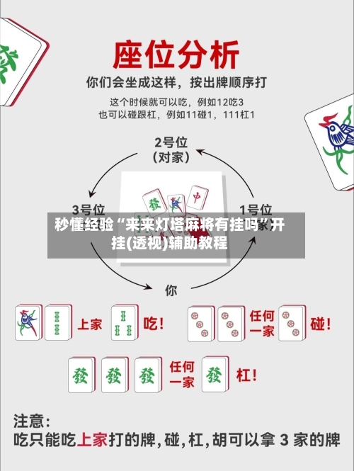 秒懂经验“来来灯塔麻将有挂吗”开挂(透视)辅助教程-第3张图片
