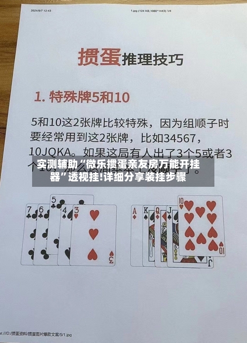 实测辅助“微乐掼蛋亲友房万能开挂器”透视挂!详细分享装挂步骤-第2张图片