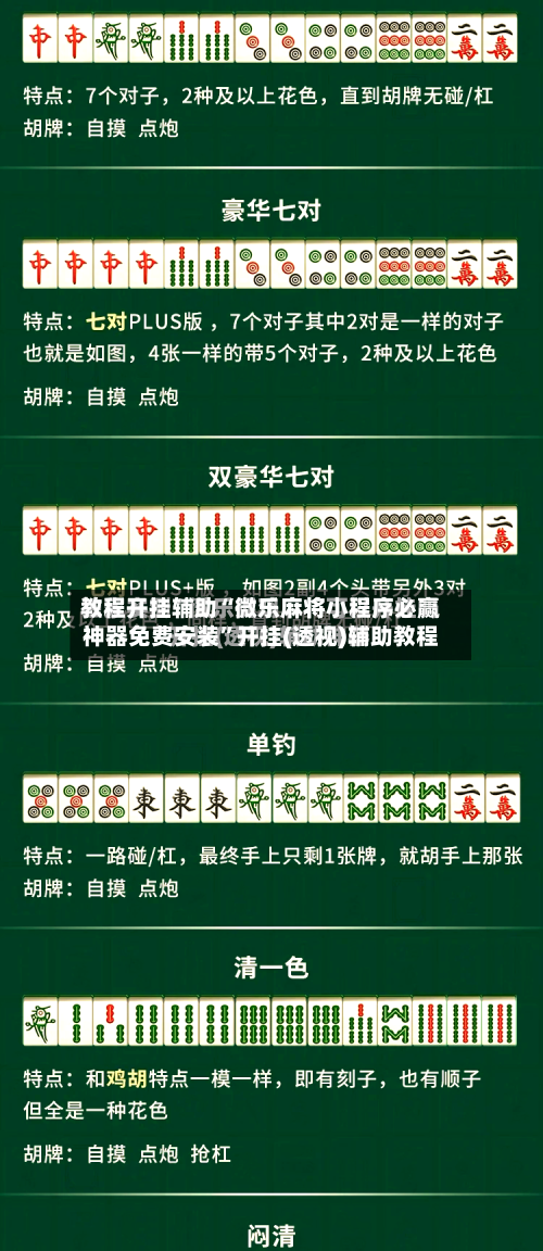 教程开挂辅助“微乐麻将小程序必赢神器免费安装	”开挂(透视)辅助教程-第1张图片