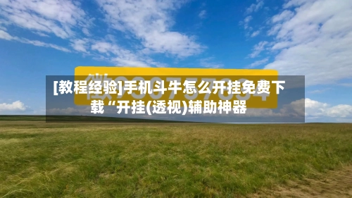 [教程经验]手机斗牛怎么开挂免费下载“开挂(透视)辅助神器-第2张图片