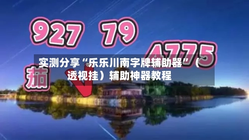 实测分享“乐乐川南字牌辅助器”（透视挂）辅助神器教程-第1张图片