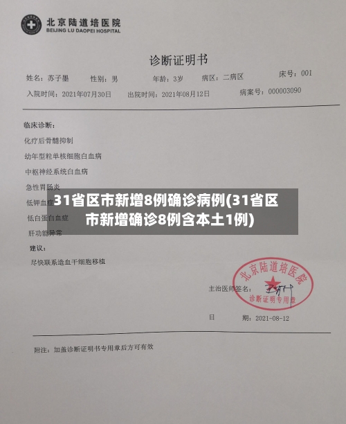 31省区市新增8例确诊病例(31省区市新增确诊8例含本土1例)-第1张图片