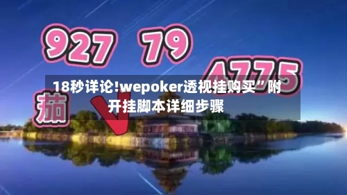 18秒详论!wepoker透视挂购买”附开挂脚本详细步骤-第2张图片