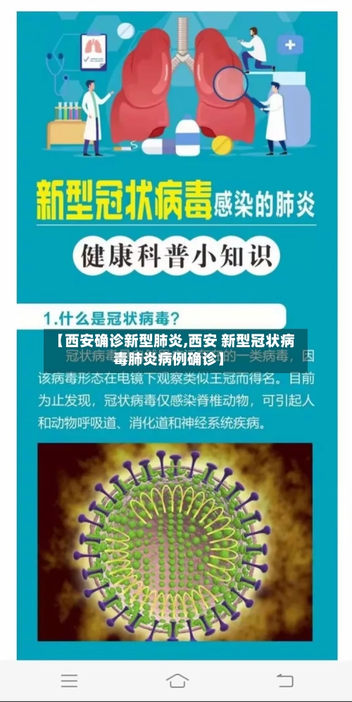 【西安确诊新型肺炎,西安 新型冠状病毒肺炎病例确诊】-第2张图片
