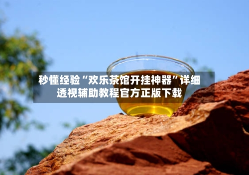 秒懂经验“欢乐茶馆开挂神器	”详细透视辅助教程官方正版下载-第1张图片
