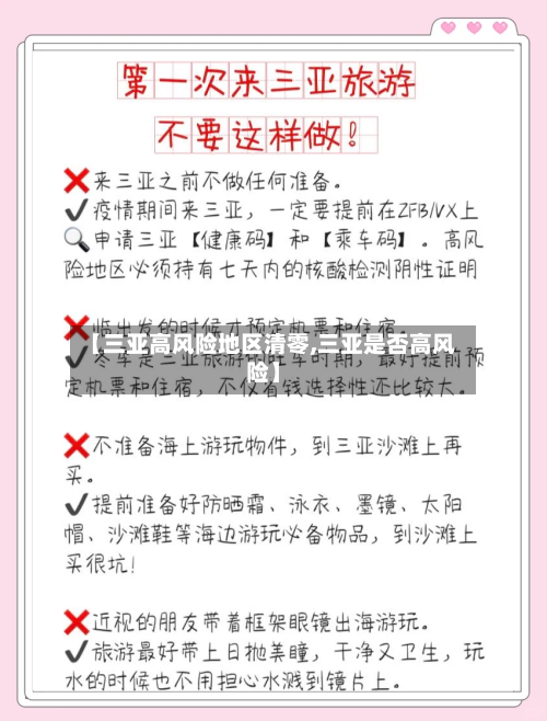 【三亚高风险地区清零,三亚是否高风险】-第1张图片