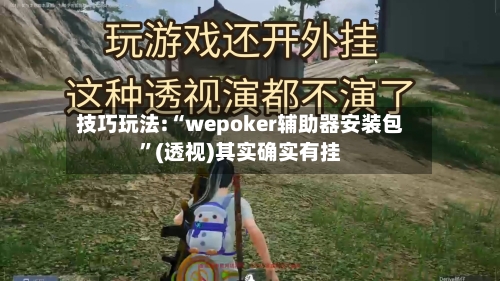技巧玩法:“wepoker辅助器安装包”(透视)其实确实有挂-第1张图片