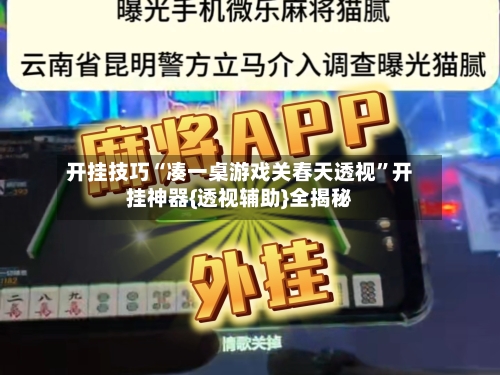 开挂技巧“凑一桌游戏关春天透视”开挂神器{透视辅助}全揭秘-第1张图片
