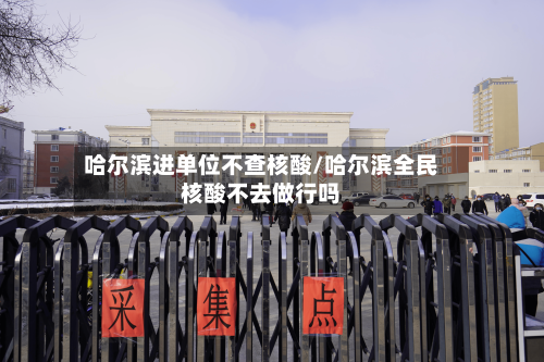 哈尔滨进单位不查核酸/哈尔滨全民核酸不去做行吗-第2张图片