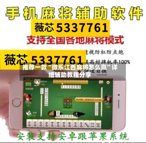 推荐一款“微乐江西麻将怎么赢”详细辅助教程分享-第1张图片