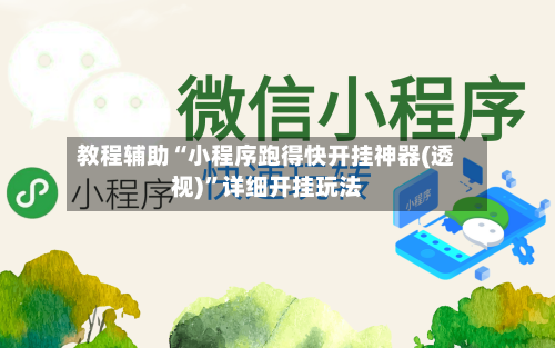 教程辅助“小程序跑得快开挂神器(透视)”详细开挂玩法-第3张图片