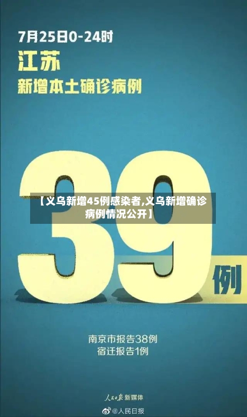 【义乌新增45例感染者,义乌新增确诊病例情况公开】-第1张图片