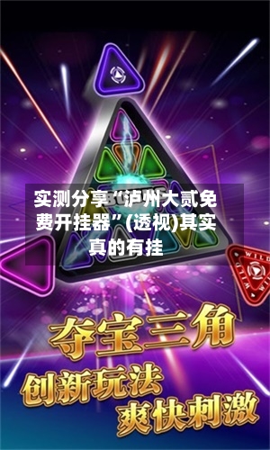 实测分享“泸州大贰免费开挂器”(透视)其实真的有挂-第1张图片