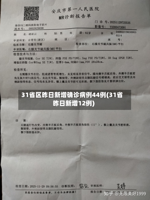 31省区昨日新增确诊病例44例(31省昨日新增12例)-第1张图片