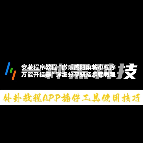 安装程序教程“微乐咸阳麻将小程序万能开挂器”详细分享装挂步骤教程-第3张图片