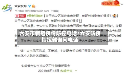 六安市新冠疫情防控电话/六安防疫指挥部询问电话-第2张图片