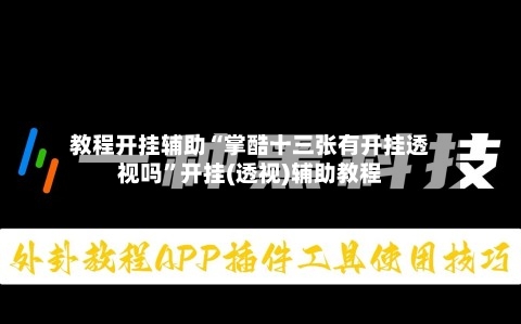 教程开挂辅助“掌酷十三张有开挂透视吗	”开挂(透视)辅助教程-第2张图片