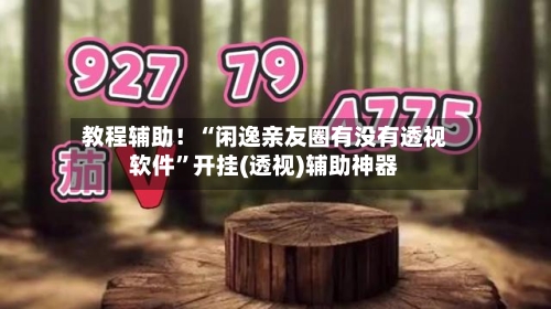 教程辅助！“闲逸亲友圈有没有透视软件”开挂(透视)辅助神器-第1张图片