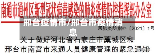 邢台疫情市/邢台市疫情消息-第1张图片