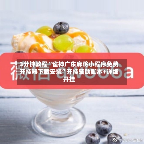 3分钟教程“雀神广东麻将小程序免费开挂器下载安装	”开挂辅助脚本+详细开挂-第1张图片