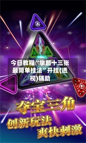 今日教程“掌酷十三张最简单挂法	”开挂(透视)辅助-第1张图片