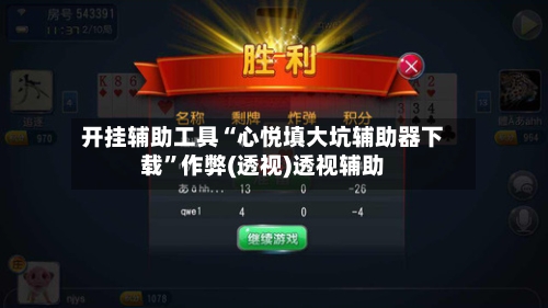 开挂辅助工具“心悦填大坑辅助器下载”作弊(透视)透视辅助-第2张图片