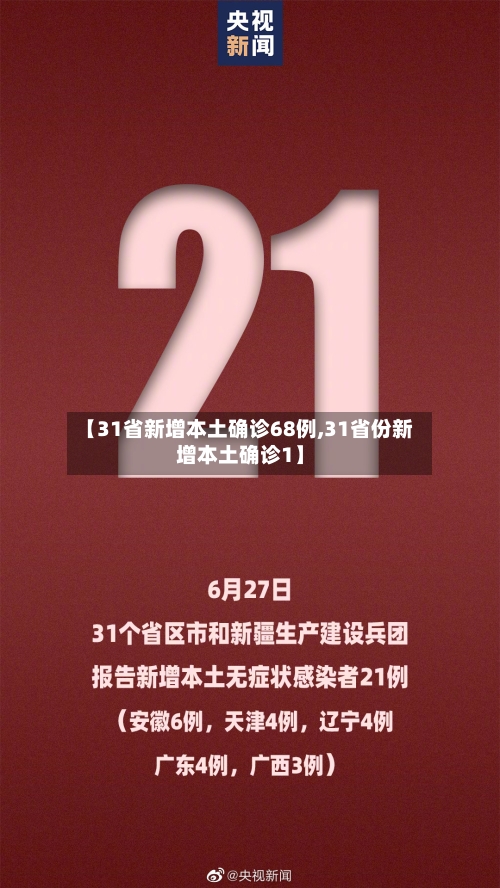【31省新增本土确诊68例,31省份新增本土确诊1】-第2张图片