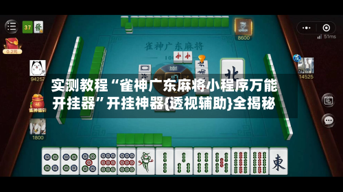 实测教程“雀神广东麻将小程序万能开挂器”开挂神器{透视辅助}全揭秘-第1张图片