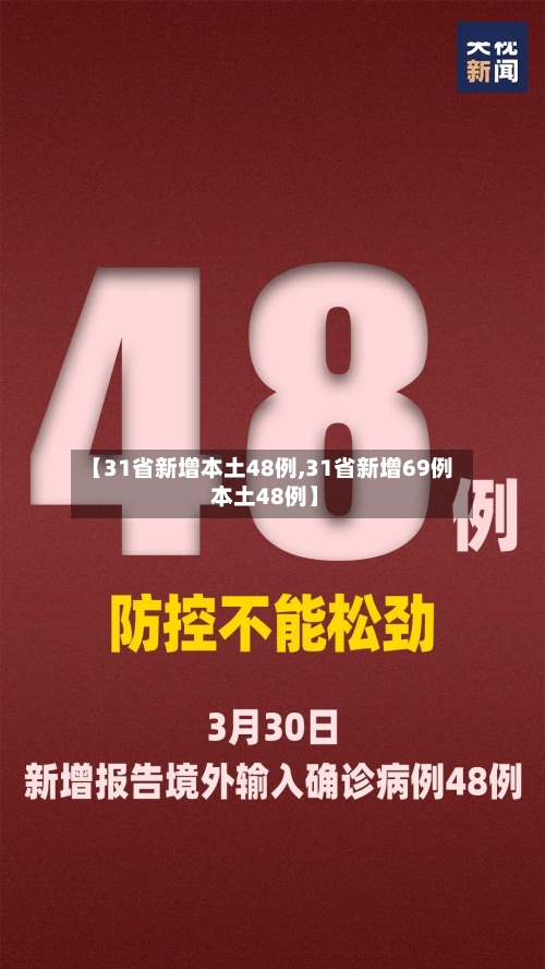 【31省新增本土48例,31省新增69例 本土48例】-第1张图片