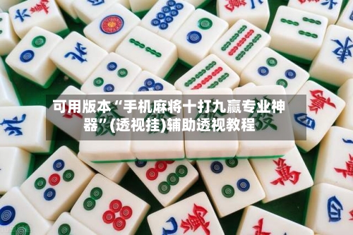 可用版本“手机麻将十打九赢专业神器”(透视挂)辅助透视教程-第3张图片