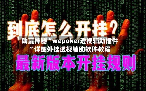 助赢神器“wepoker透视辅助插件”详细外挂透视辅助软件教程-第3张图片