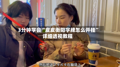 3分钟学会“皮皮衡阳字牌怎么开挂”详细透视教程-第3张图片