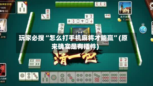 玩家必搜“怎么打手机麻将才能赢”(原来确实是有插件)-第3张图片