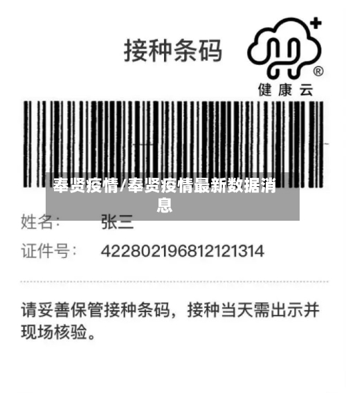 奉贤疫情/奉贤疫情最新数据消息-第1张图片