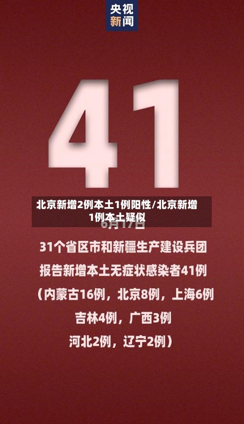 北京新增2例本土1例阳性/北京新增1例本土疑似-第1张图片