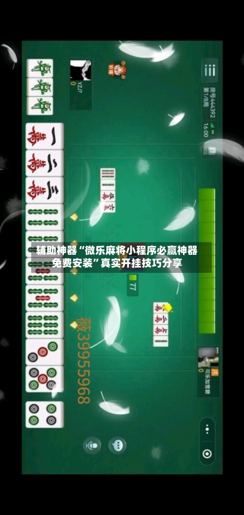 辅助神器“微乐麻将小程序必赢神器免费安装”真实开挂技巧分享-第1张图片