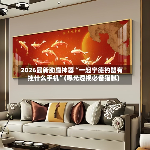 2026最新助赢神器“一起宁德钓蟹有挂什么手机	”(曝光透视必备猫腻)-第1张图片