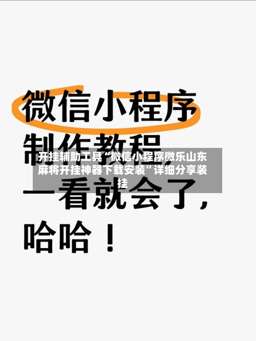 开挂辅助工具“微信小程序微乐山东麻将开挂神器下载安装	”详细分享装挂-第2张图片