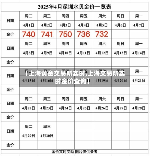 【上海黄金交易所实时,上海交易所实时金价查询】-第3张图片