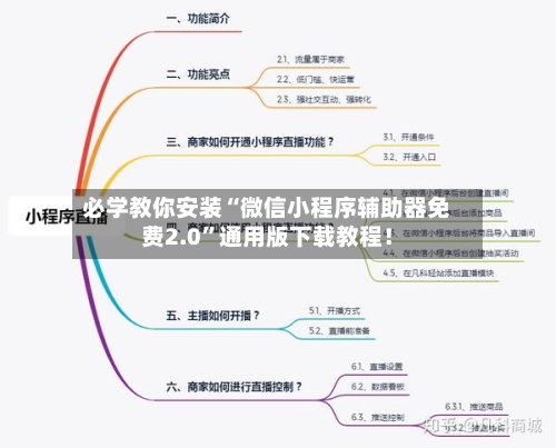 必学教你安装“微信小程序辅助器免费2.0”通用版下载教程！-第1张图片