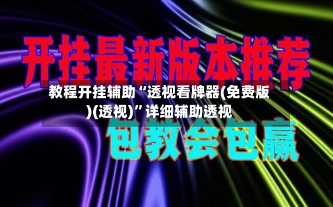 教程开挂辅助“透视看牌器(免费版)(透视)	”详细辅助透视-第1张图片