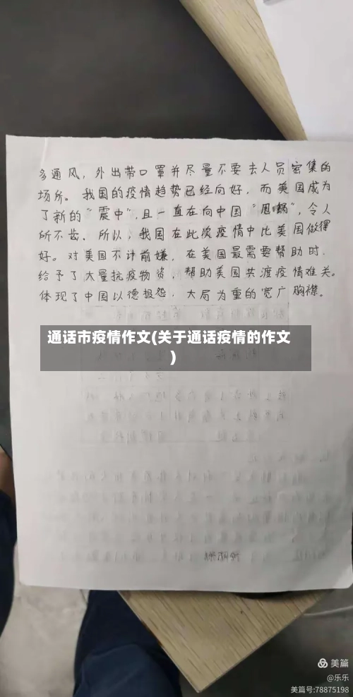 通话市疫情作文(关于通话疫情的作文)-第1张图片