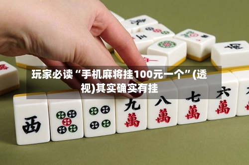 玩家必读“手机麻将挂100元一个”(透视)其实确实有挂-第1张图片