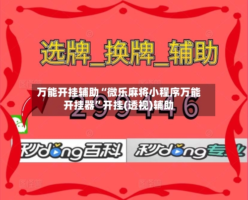 万能开挂辅助“微乐麻将小程序万能开挂器	”开挂(透视)辅助-第2张图片
