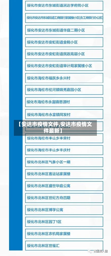 【安达市疫情文件,安达市疫情文件最新】-第2张图片
