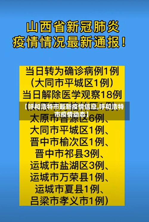 【呼和浩特市最新疫情信息,呼和浩特市疫情动态】-第1张图片