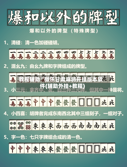 教程辅助“微乐甘肃麻将开挂版本软件(辅助外挂+教程)-第2张图片